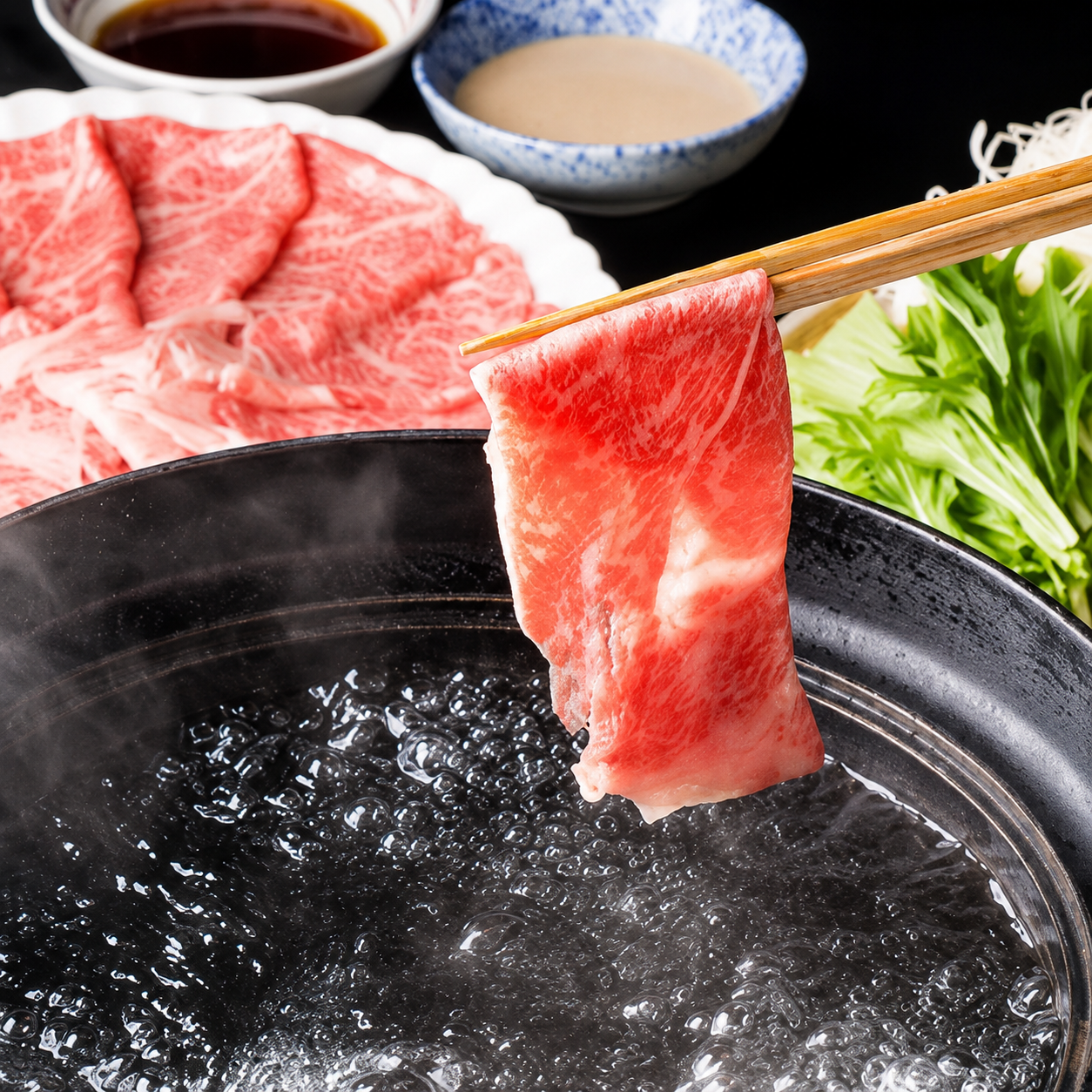 【特選仙台牛かにしゃぶ会席】11000円(税込)